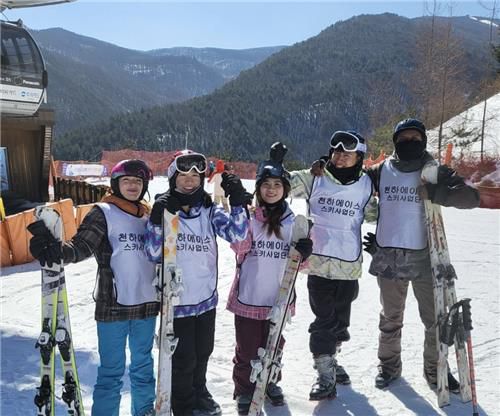 유학생 스키캠프[강원도립대 제공. 재판매 및 DB 금지]