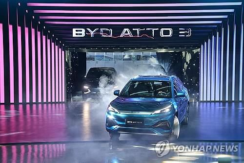 중국 BYD 아토3[연합뉴스 자료사진. 재판매 및 DB 금지]