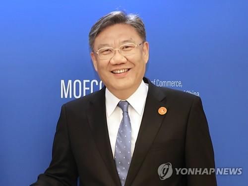 왕원타오 중국 상무부장[중국 상무부 제공. 재판매 및 DB 금지]