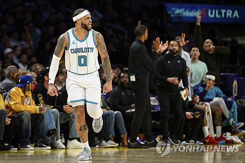 샬럿의 마일스 브리지스[AP=연합뉴스]