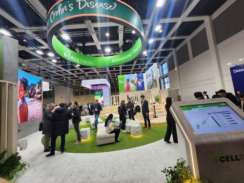 셀트리온 단독 부스[촬영 최현석]