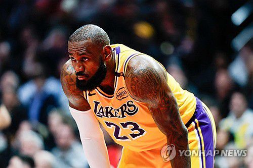 르브론 제임스[Getty Images via AFP=연합뉴스. 재판매 및 DB금지]