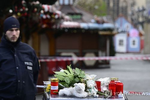 난민 차량돌진 사건으로 문 닫은 마그데부르크 크리스마스 마켓[AFP 연합뉴스 자료사진. 재판매 및 DB 금지]