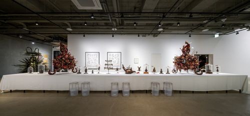 이피 개인전 '미래 생물 발굴' 모습 사진 : 전병철 [아트스페이스3 제공. 재판매 및 DB 금지]