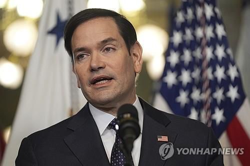 마코 루비오 미 국무장관 [AP 연합뉴스 자료사진 재판매 및 DB금지]