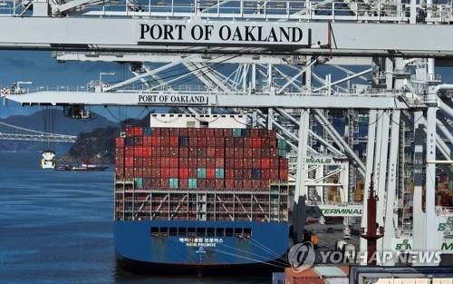 미국 캘리포니아 오클랜드항[AFP 연합뉴스 자료사진. 재판매 및 DB 금지]