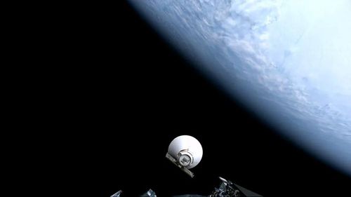 팰컨9 로켓에서 분리돼 궤도로 향하는 스피어엑스[NASA 제공. 재판매 및 DB 금지]