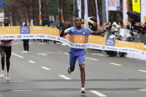 2025 서울마라톤 남자 국제부 1위 아세파[대한육상연맹 제공. 재판매 및 DB 금지]