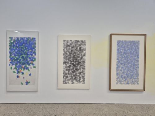 국립현대미술관 청주관 '수채: 물을 그리다'전에서 소개되는 곽인식의 작품들[사진 황희경]