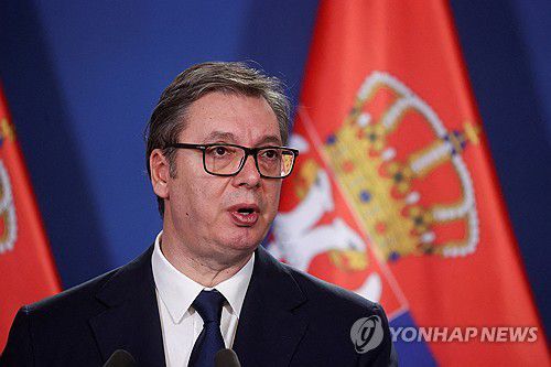 알렉산다르 부치치 세르비아 대통령[로이터 연합뉴스 자료사진. 재판매 및 DB 금지]