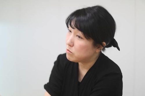 연합뉴스와 인터뷰 중인 김수빈 나부협 회장[진성철 기자 촬영]