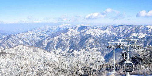 가리왕산 케이블카[정선군 제공. 재판매 및 DB 금지]