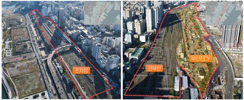 부산 철도 지하화 부지 전경 사진[부산시 제공. 재판매 및 DB 금지]