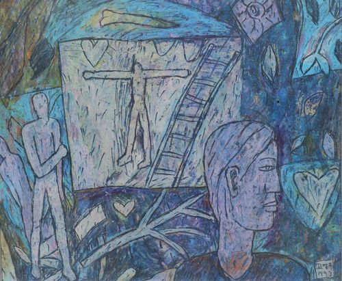 고영우 크레파스 작품 '너의 어두움'[갤러리 누보 제공. 재판매 및 DB 금지]