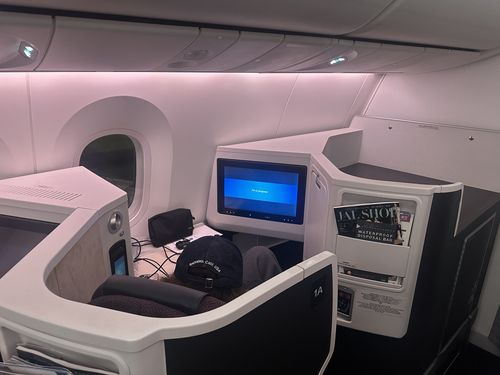 일본항공 비즈니스석 [사진/권혁창 기자]