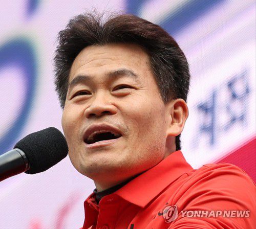 한국사 강사 전한길씨[촬영 정회성] 2025.2.15