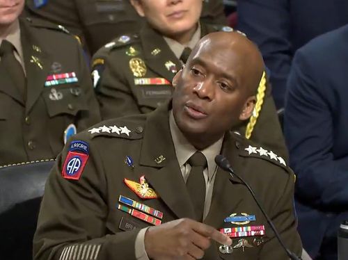 브런슨 주한미군사령관[워싱턴=연합뉴스. 미 상원 군사위 홈페이지 캡처.재판매 및 DB금지]