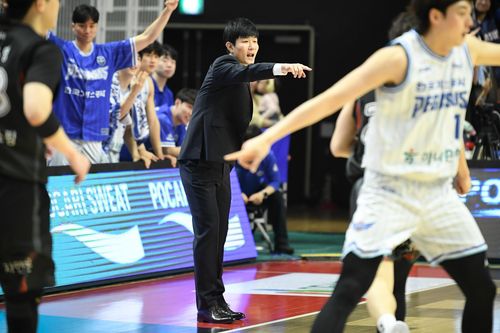 강혁 한국가스공사 감독.[KBL 제공. 재판매 및 DB 금지]