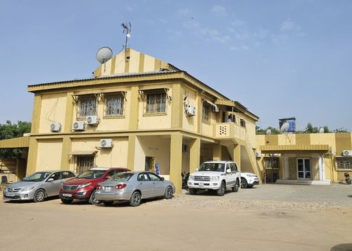 미디어 허가 담당하는 차드 정부 HAMA 사무실 전경(은자메나[차드]=연합뉴스) 성도현 기자 = 지난 3일(현지시간) 차드 내 미디어 허가 절차를 담당하는 은자메나 HAMA 사무실 모습. 2025.4.15 raphael@yna.co.kr