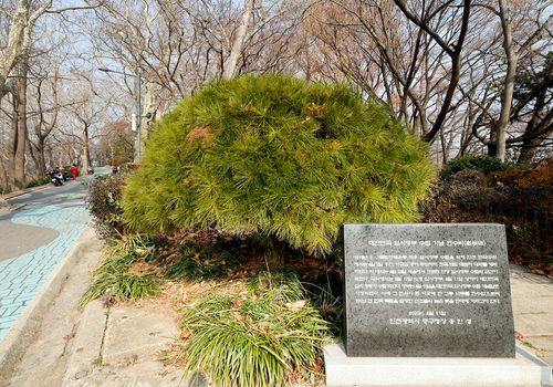 대한민국 임시정부 수립 기념 헌수비 [사진/임헌정 기자]