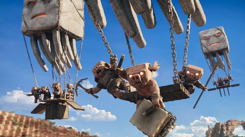 영화 '마인크래프트 더 무비' 속 한 장면[워너브러더스코리아 제공. 재판매 및 DB 금지]