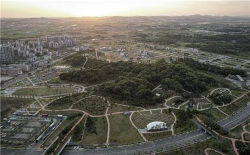 평택고덕 함박산 근린공원 도시숲 전경[LH 제공. 재판매 및 DB 금지]