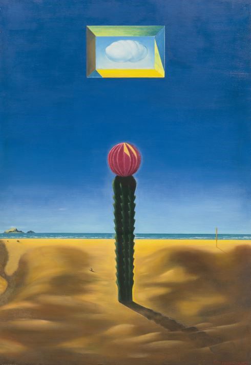 김종하,선인장(생.生), 1977, 캔버스에 유화 물감, 162×112.5cm[국립현대미술관 제공. 재판매 및 DB 금지]