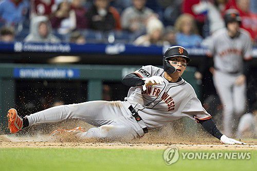 이정후의 주루[AP=연합뉴스]