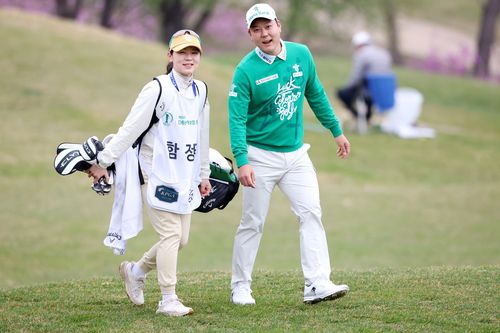 함정우와 아내 강예린 씨.[KPGA 제공. 재판매 및 DB 금지]