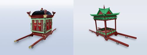 신여(왼쪽)와 향용정[국가유산청 궁능유적본부 제공. 재판매 및 DB 금지]