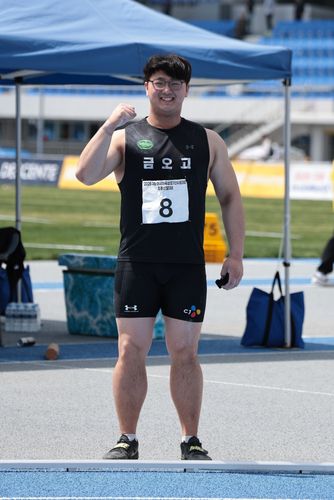 포환 던지기 박시훈[대한육상연맹 제공. 재판매 및 DB금지]