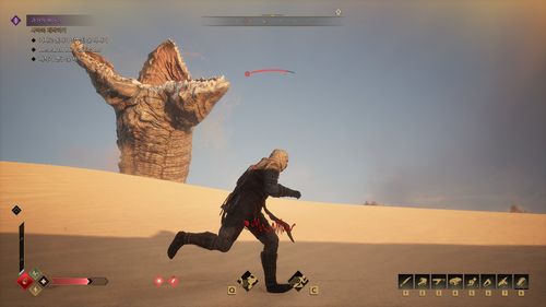 '듄: 어웨이크닝'의 사막[게임 화면 캡처]