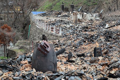 화마가 휩쓸고 간 고운사[촬영 이세원]