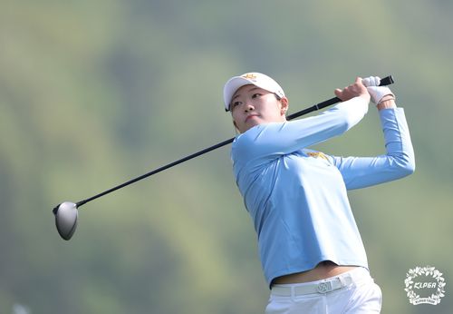 방신실의 드라이버 스윙.[KLPGA 제공. 재판매 및 DB 금지]