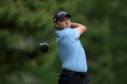 이태훈의 드라이버 티샷.[KPGA 제공. 재판매 및 DB 금지]