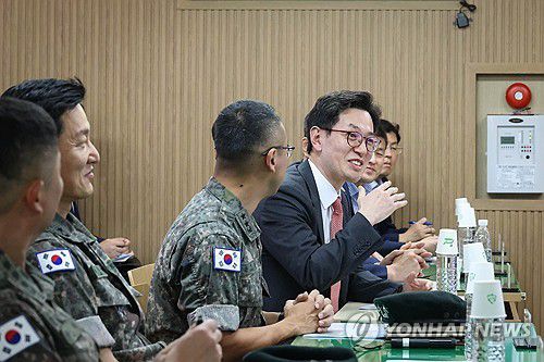 2024년 9월 5일 5사단 신병교육대대 방문한 손영택 국무총리비서실장,[총리실 제공. 재판매 및 DB 금지] photo@yna.co.kr