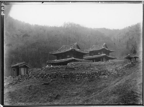 오대산사고 전경 유리건판 자료 [국립중앙박물관 제공. 재판매 및 DB 금지]