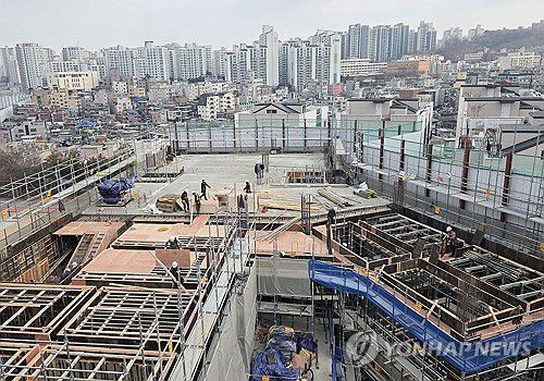 가파르게 상승하는 건설 공사비[연합뉴스 자료사진]