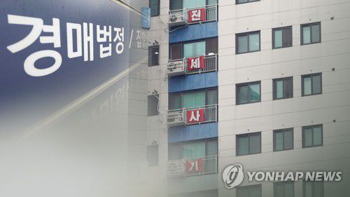 경매 유예 첫날 인천서 28건 연기…4건은 유찰 (CG)[연합뉴스TV 제공]