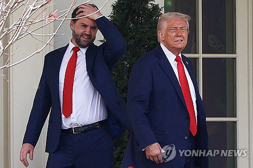 도널드 트럼프 미국 대통령과 J.D. 밴스 부통령[로이터=연합뉴스 자료사진]