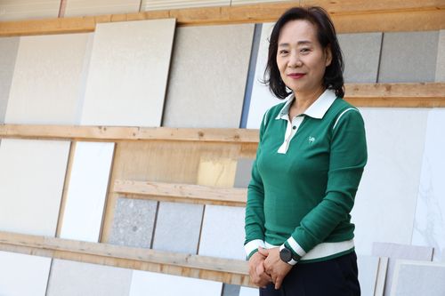 인테리어 자재업체 대표 배주현씨[촬영 강종구]