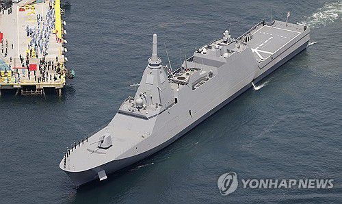 일본 '모가미'형 호위함[교도 연합뉴스 자료사진. 재판매 및 DB 금지]