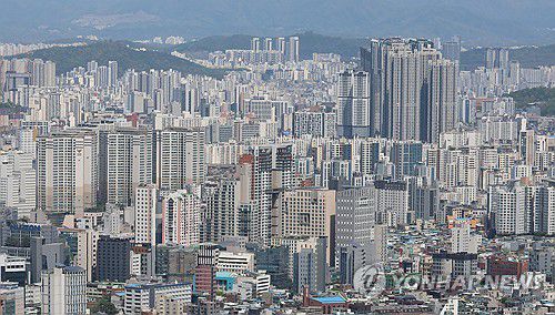 서울 시내 아파트 단지 모습[연합뉴스 자료사진]