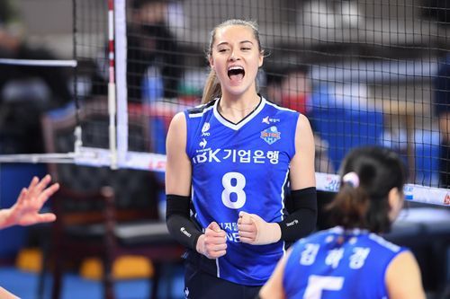 IBK기업은행에서 뛰었던 레베카 라셈 [한국배구연맹 제공. 재판매 및 DB 금지]