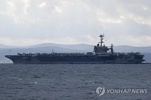 미국 항공모함 해리 트루먼호[AP=연합뉴스 자료사진. 재판매 및 DB 금지]