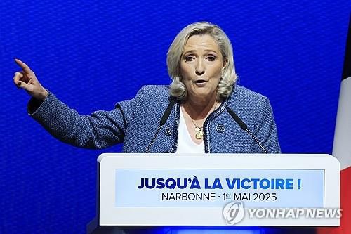 프랑스 극우 정치인 마린 르펜[EPA 연합뉴스 자료사진. 재판매 및 DB 금지]