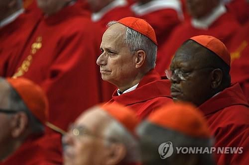 새 교황으로 선출된 프레보스트 추기경(레오14세)[EPA=연합뉴스 자료사진. 재판매 및 DB 금지]