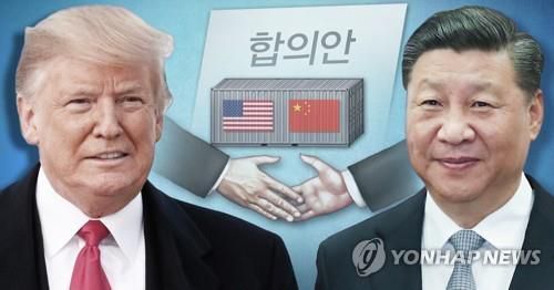 미중 통상 합의 (CG)[연합뉴스 자료사진]