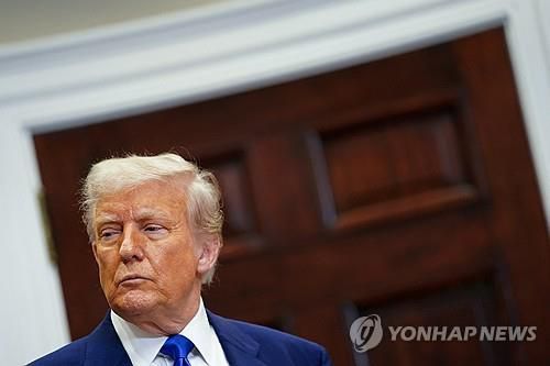 트럼프 미국 대통령[워싱턴 로이터=연합뉴스 재판매 및 DB금지]