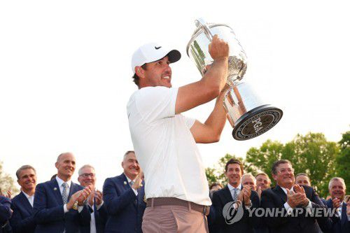 2023년 PGA 챔피언십 우승 당시 브룩스 켑카[게티이미지/AFP=연합뉴스]